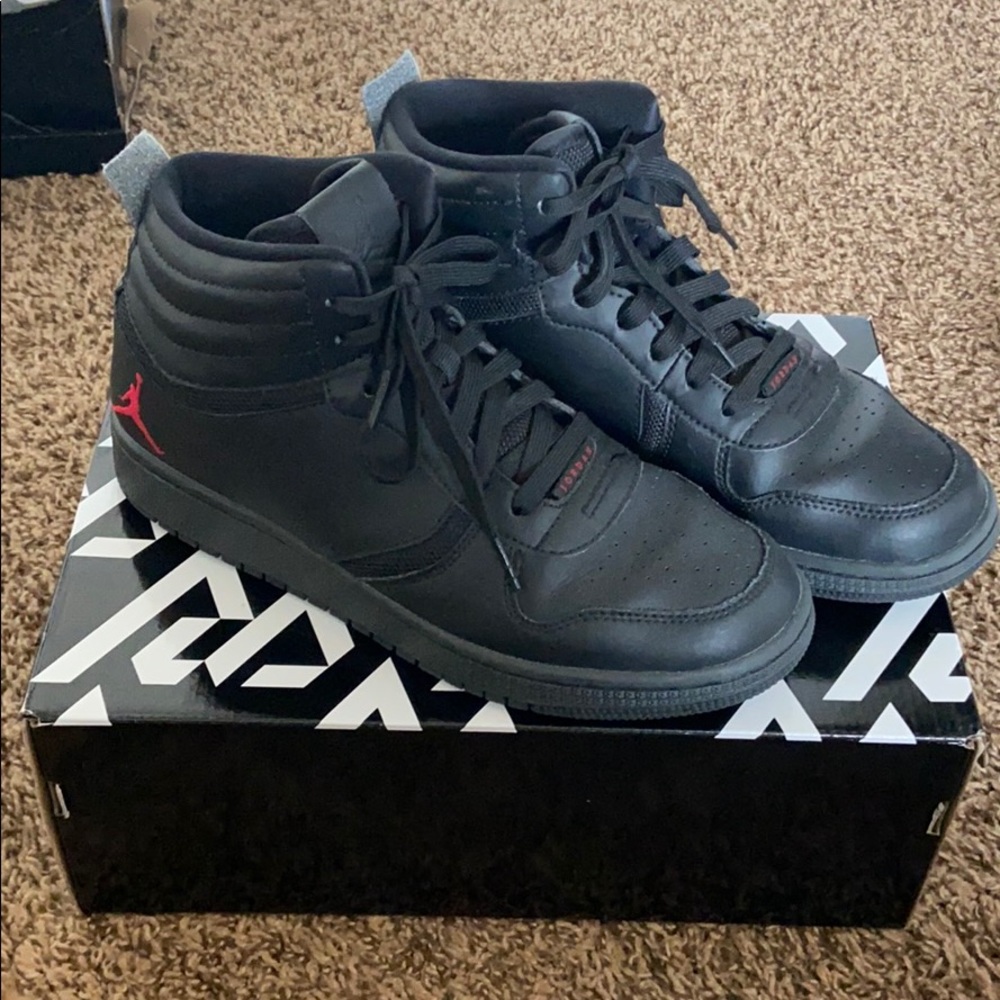 Boys Black Jordans